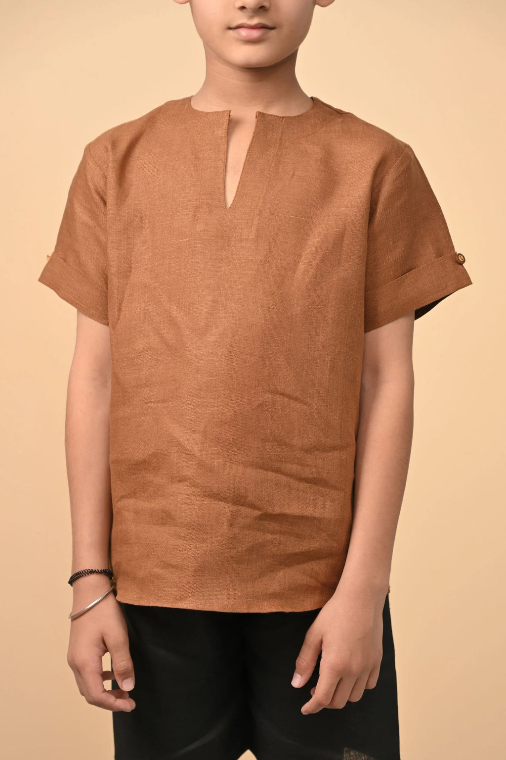 Pure Linen Fashionable Kurta