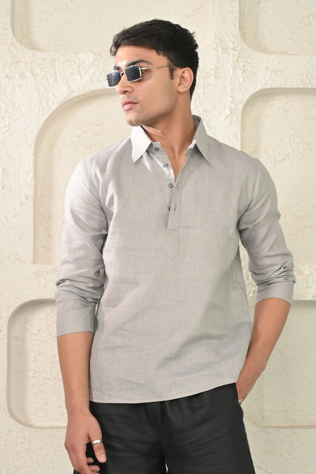 Pure Linen Stylish Shirt