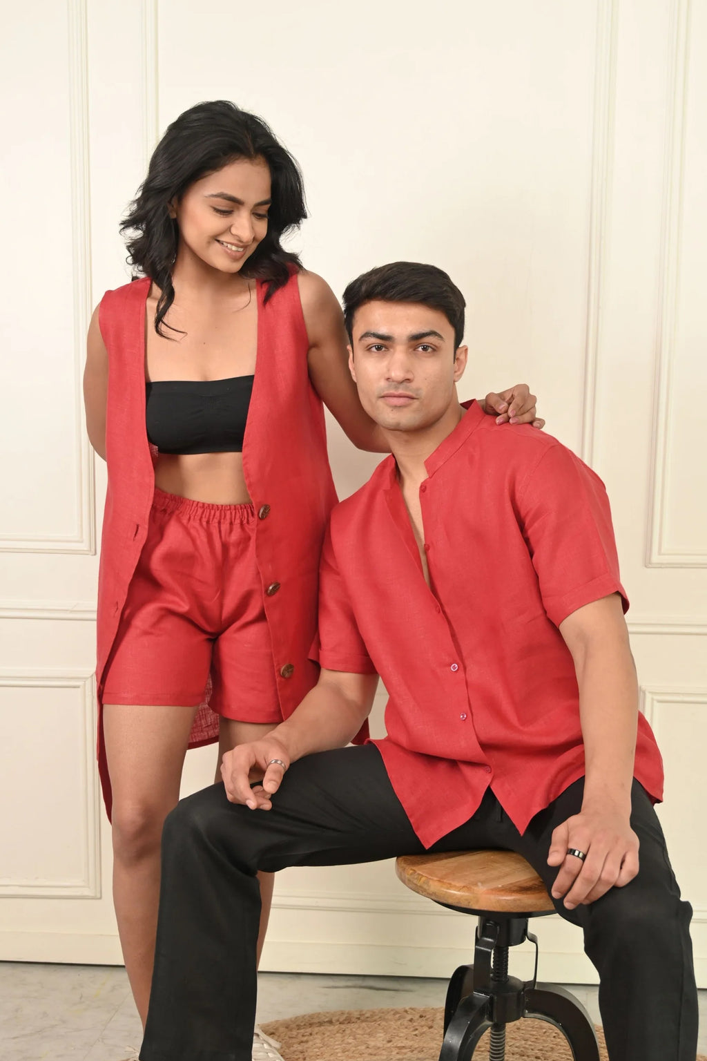 Pure Linen Straight Pant