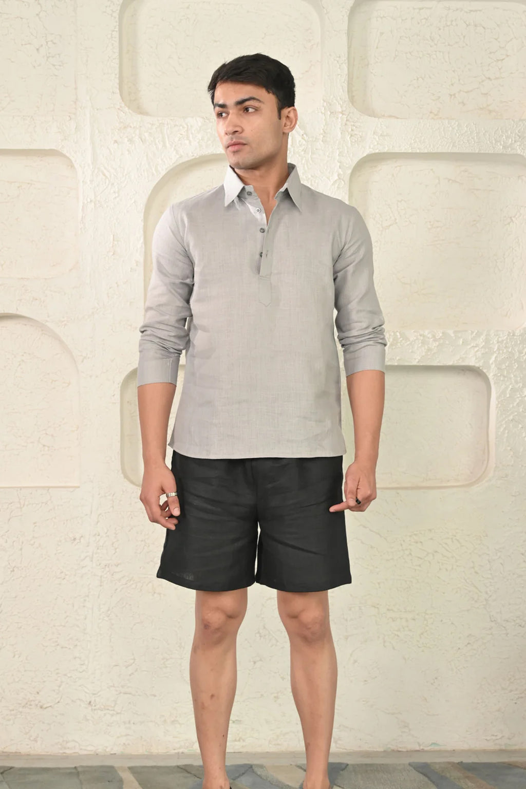Pure Linen Stylish Shirt